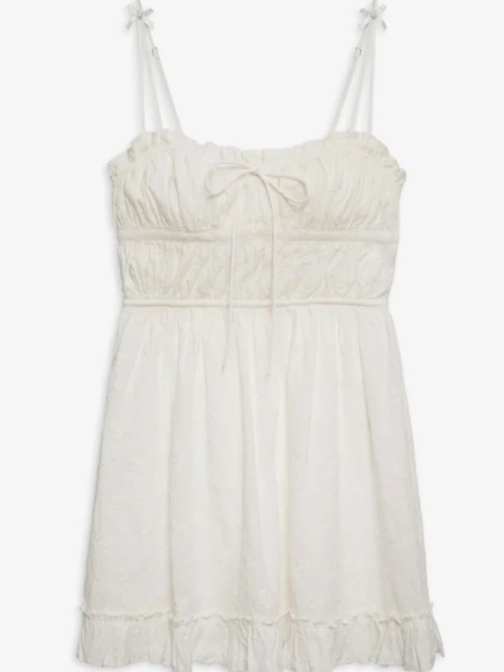 For Love & Lemons Edie Eyelet Slip Dress | White | (M) | NWT